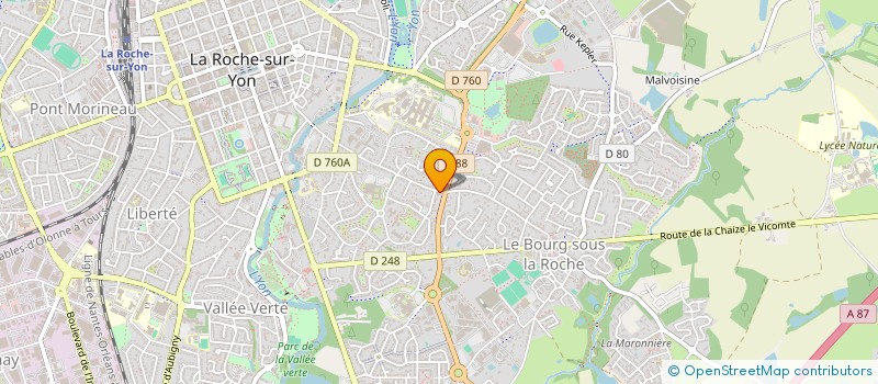 localisation de l'entreprise REGWAL à LA ROCHE-SUR-YON