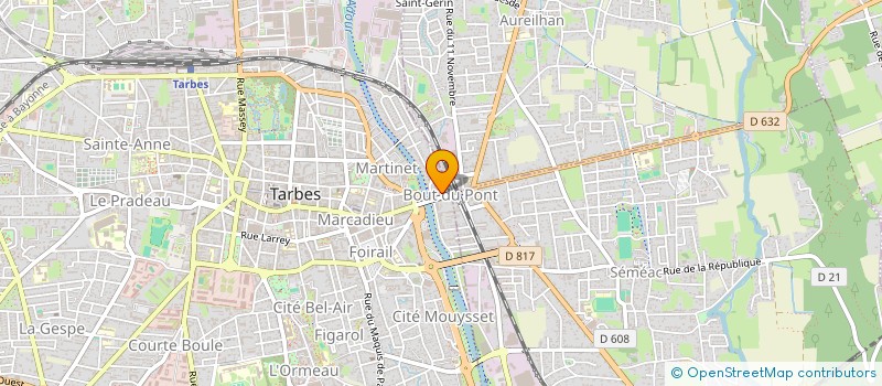 localisation de l'entreprise REGY  TARBES