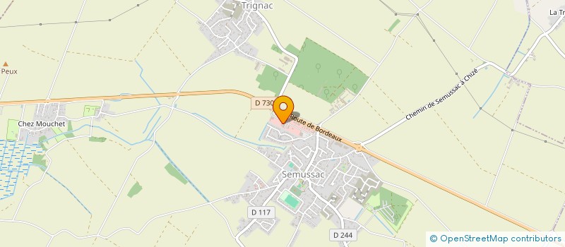 localisation de l'entreprise REGYCOM  SEMUSSAC