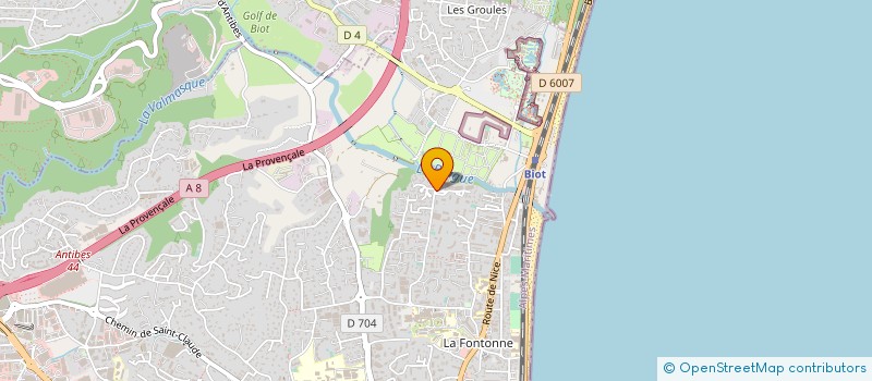 localisation de l'entreprise REH à ANTIBES