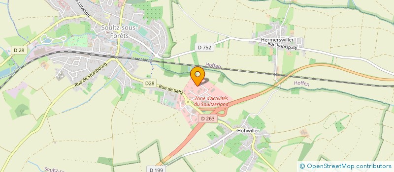 localisation de l'entreprise REH - REVETEMENT EXTERIEUR HEIBY à SOULTZ-SOUS-FORETS