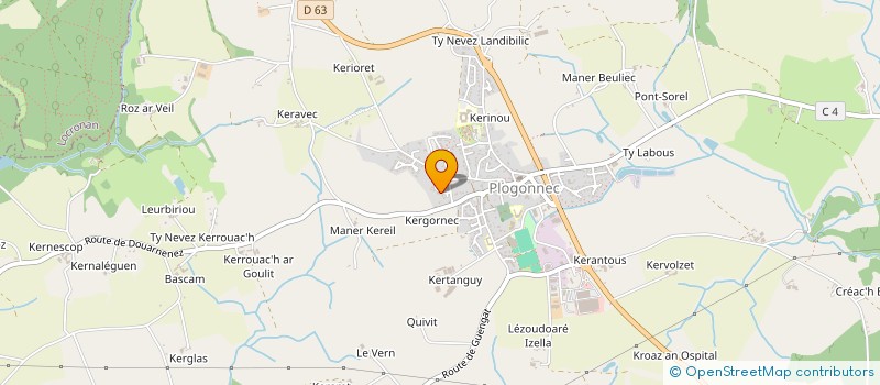 localisation de l'entreprise REH SOLUTIONS MENUISERIE  PLOGONNEC