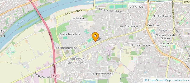 localisation de l'entreprise REH20 à SAINT-PRYVE-SAINT-MESMIN