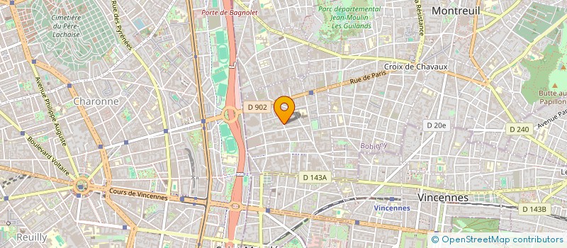 localisation de l'entreprise REHA à MONTREUIL