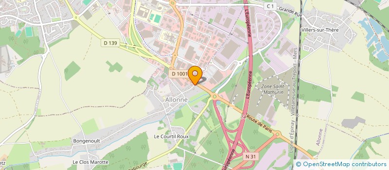 localisation de l'entreprise REHAB HABITAT  ALLONNE