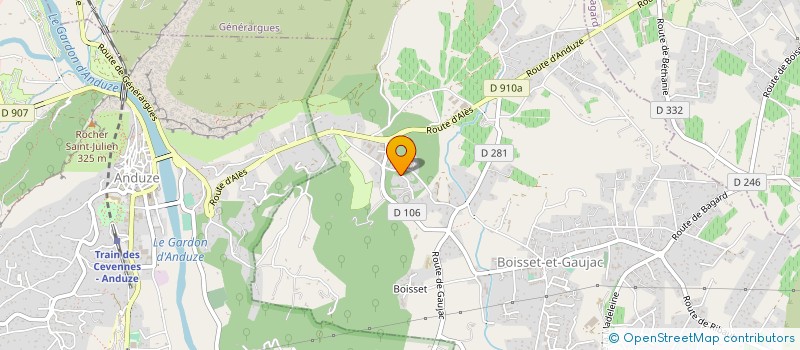 localisation de l'entreprise REHAB HABITAT  BOISSET-ET-GAUJAC