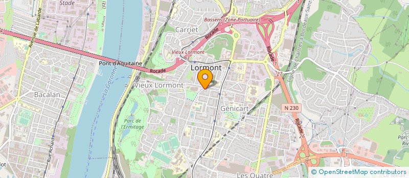 localisation de l'entreprise REHAB IMMO à LORMONT