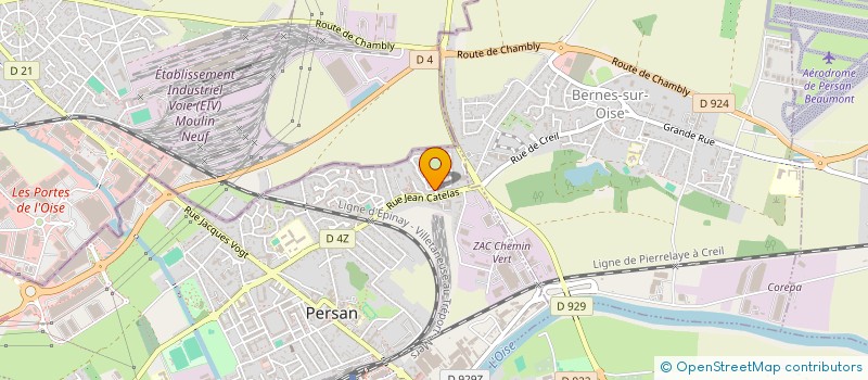 localisation de l'entreprise REHABAT à PERSAN
