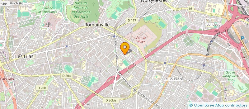 localisation de l'entreprise REHABILITATION 3000 à ROMAINVILLE