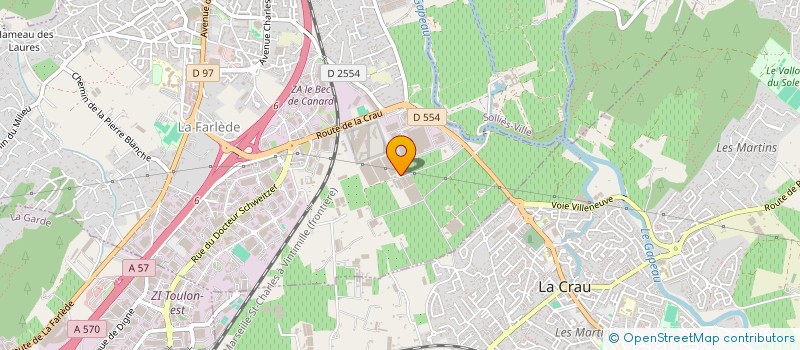 localisation de l'entreprise REHABILITATION ACHAT VENTE IMMOBILIER  LA FARLEDE