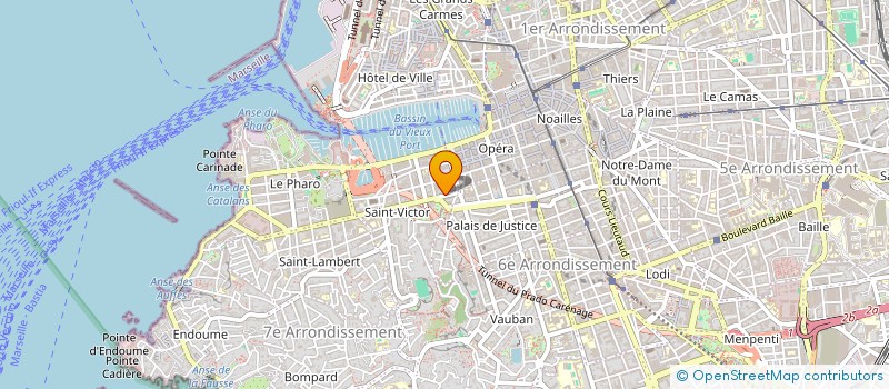 localisation de l'entreprise REHABILITATION BATI BEN SALAH ( R.B.B.S. )  MARSEILLE