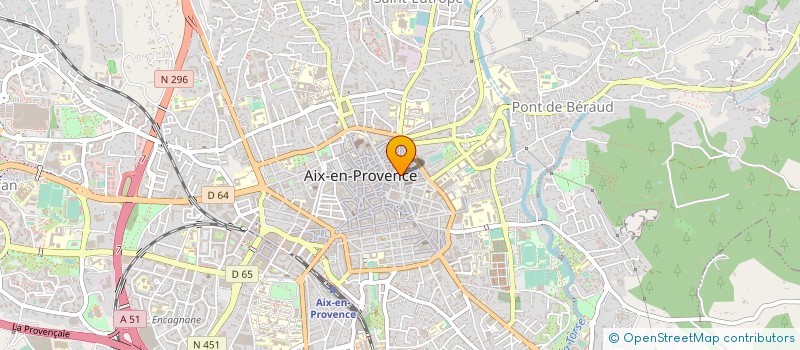 localisation de l'entreprise REHABILITATION ET CONSTRUCTION AIXOISE  AIX-EN-PROVENCE