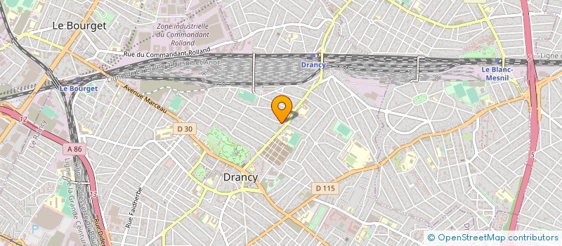 localisation de l'entreprise REHABILITATION ET ISOLATION à DRANCY