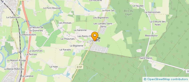 localisation de l'entreprise REHABILITATION FRANCAISE à SAINT-SULPICE-LA-FORET
