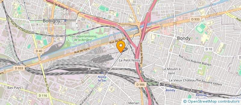 localisation de l'entreprise REHABILITATION HABITAT FRANCAIS à NOISY-LE-SEC