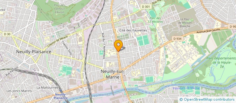 localisation de l'entreprise REHAN à NEUILLY-SUR-MARNE