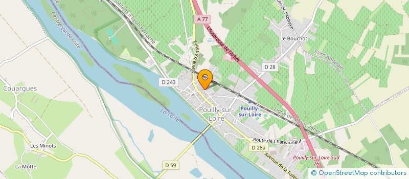 localisation de l'entreprise REHARMONIE  SUILLY-LA-TOUR