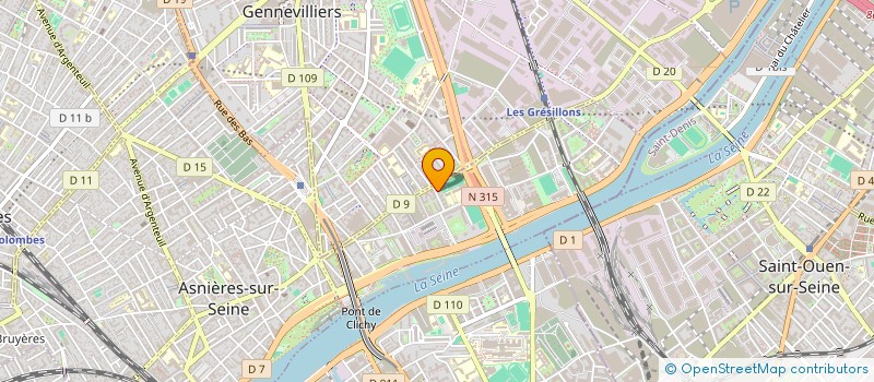 localisation de l'entreprise REHAS à ASNIERES-SUR-SEINE