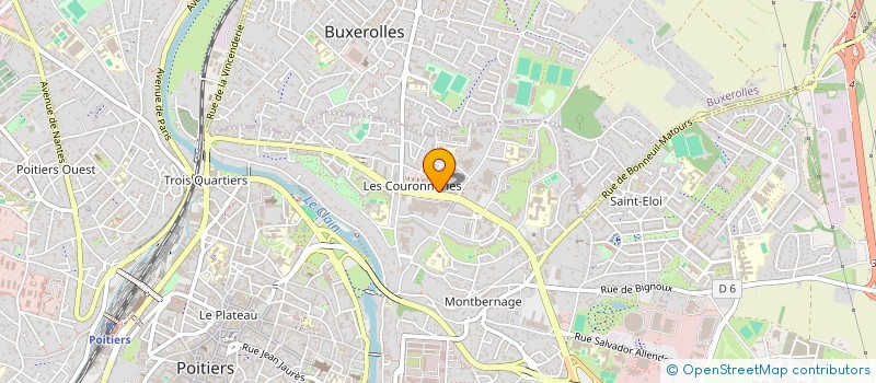 localisation de l'entreprise REHATEC à POITIERS
