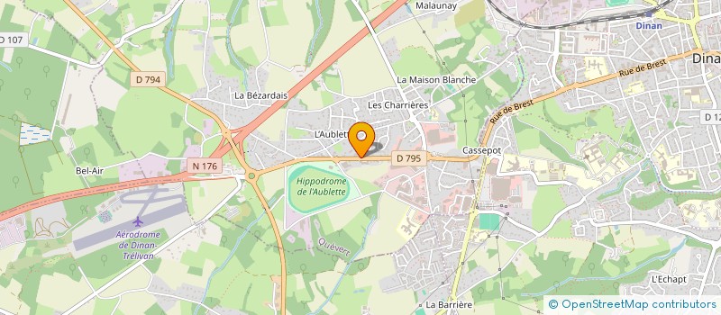 localisation de l'entreprise REHEL  QUEVERT