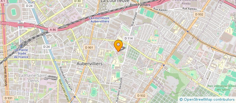 localisation de l'entreprise REHMAN à AUBERVILLIERS
