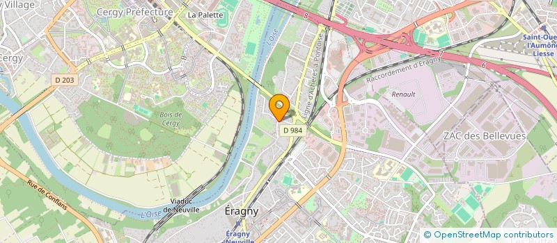 localisation de l'entreprise REHNO  ERAGNY