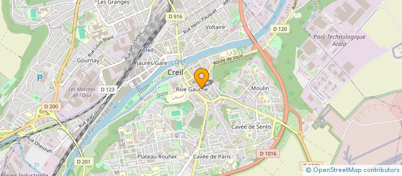 localisation de l'entreprise REHOBOT 2 à CREIL