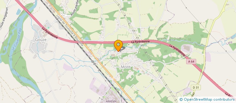 localisation de l'entreprise REHOBOTH 64  MONT