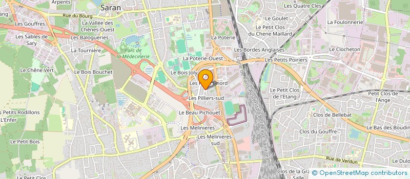 localisation de l'entreprise REHOBOTH à SARAN