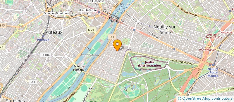 localisation de l'entreprise REHOBOTH à NEUILLY-SUR-SEINE