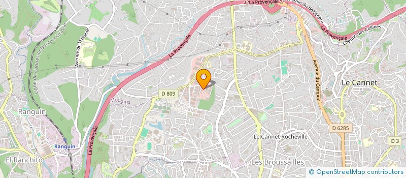 localisation de l'entreprise REHOBOTH & K-I-A à LE CANNET