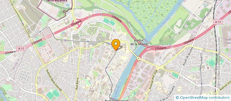 localisation de l'entreprise REHOBOTH TRANSPORTS à ANGERS