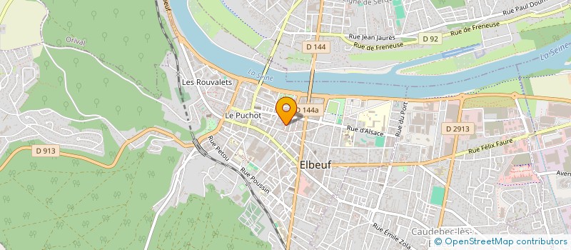 localisation de l'entreprise REHS SOLUTIONS à ELBEUF