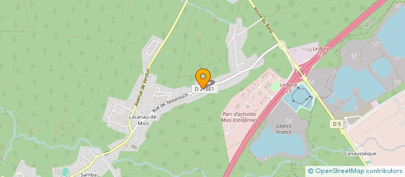 localisation de l'entreprise REI ELEC  MIOS