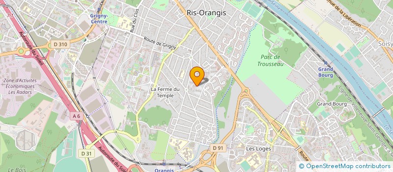 localisation de l'entreprise REI IT à RIS-ORANGIS