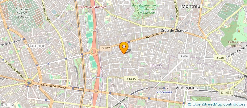 localisation de l'entreprise REI LA FONDERIE à MONTREUIL