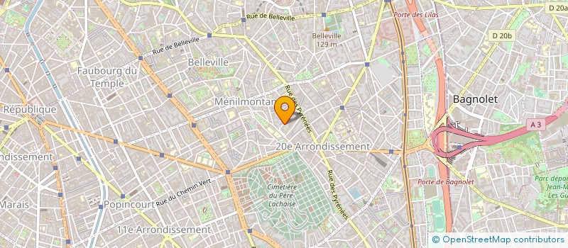 localisation de l'entreprise REI SA (REALISATION EQUIPEMENTS INDUSTRI à PARIS