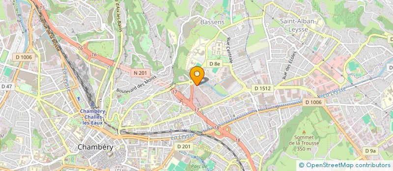 localisation de l'entreprise REIA ARCHITECTURE  LA MOTTE-SERVOLEX