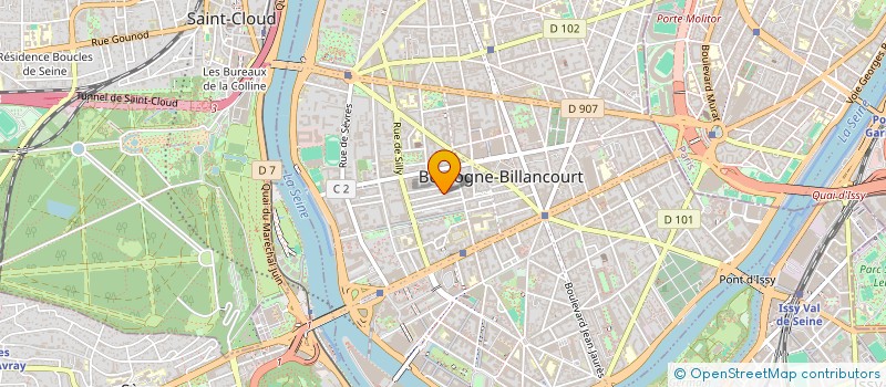 localisation de l'entreprise REIB'S à BOULOGNE-BILLANCOURT