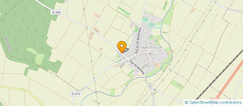 localisation de l'entreprise REIBEL ESPACES VERTS  WESTHOUSE