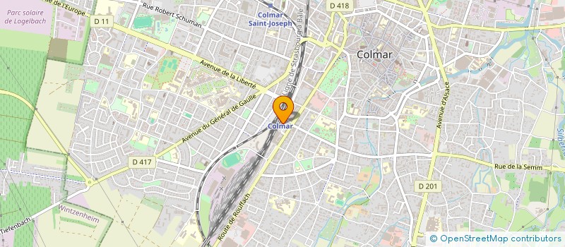 localisation de l'entreprise REIBEL SARL  COLMAR