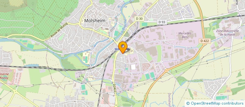 localisation de l'entreprise REICHERT DANIEL ET MARINA  MOLSHEIM
