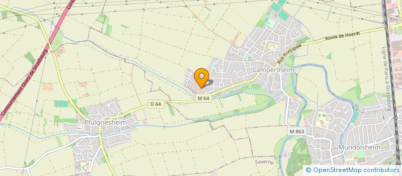 localisation de l'entreprise REICHSTETT INVEST  LAMPERTHEIM