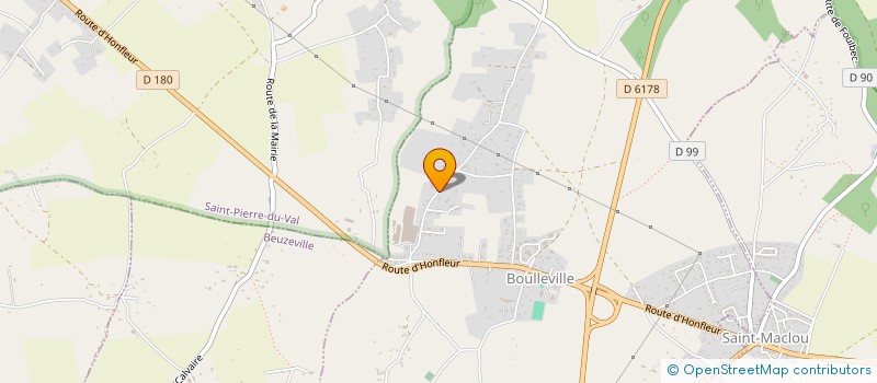 localisation de l'entreprise REIDROC  BOULLEVILLE