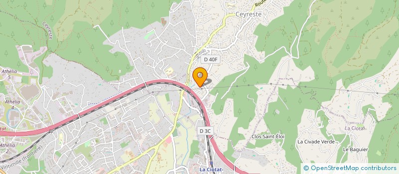 localisation de l'entreprise REIFERENCE à CEYRESTE
