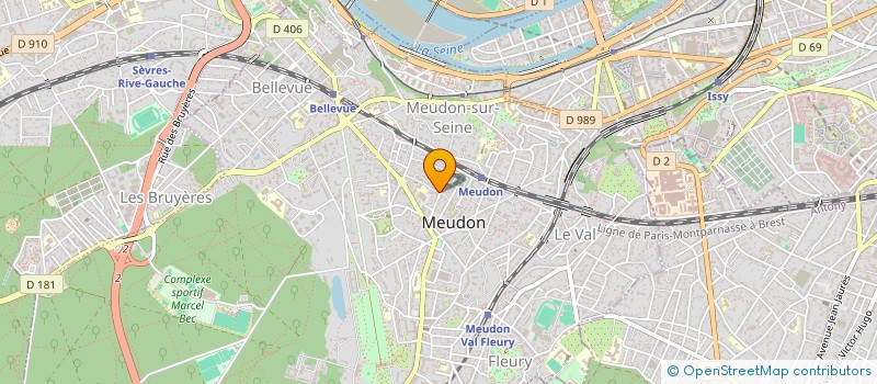 localisation de l'entreprise REIGNARD MTC à MEUDON