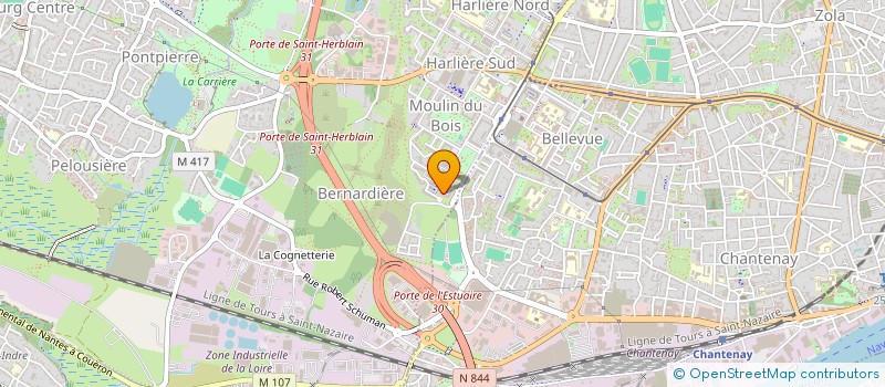 localisation de l'entreprise REIGNIER  SAINT-HERBLAIN