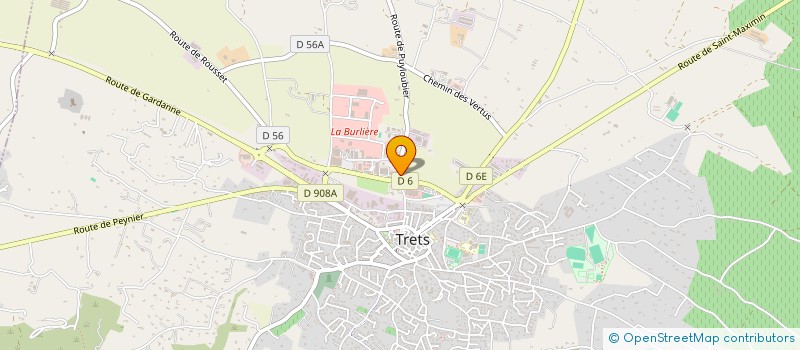 localisation de l'entreprise REIKA à TRETS