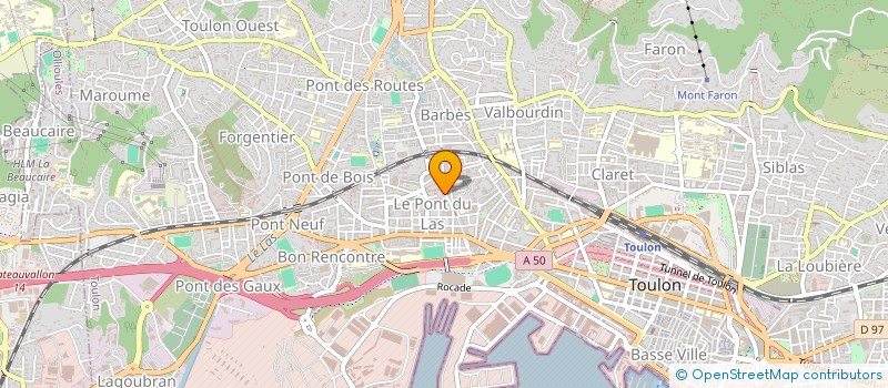 localisation de l'entreprise REIKI DE LA RADE  TOULON