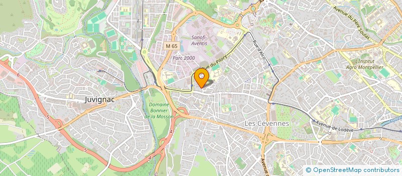 localisation de l'entreprise REIKI DIFFUSION à MONTPELLIER